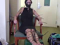 Zipped Up And Tie up Gagged
